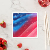 星とストライプ スタンダードカクテルナプキン (インサイチュ)