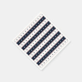 星とストライプ スタンダードカクテルナプキン (角)