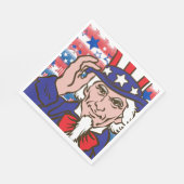 星とストライプ スタンダードランチョンナプキン (角)