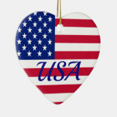 星とストライプ セラミックオーナメント (右)