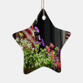 星とストライプ セラミックオーナメント (右)