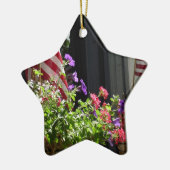 星とストライプ セラミックオーナメント (左)