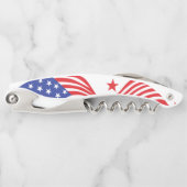 星とストライプ ソムリエナイフ (正面)