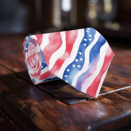 星とストライプ ネクタイ