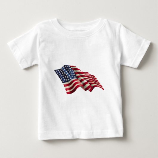 星とストライプ ベビーTシャツ (正面)