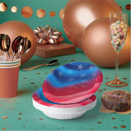 星とストライプ ペーパーボウル