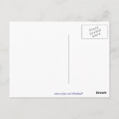 星とストライプ ポストカード (裏面)