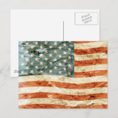 星とストライプ ポストカード (正面/裏面)