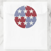 星とストライプ ラウンドシール (バッグ)