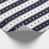 星とストライプ ラッピングペーパー (角)