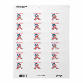 星とストライプ ラベル (フルシート)