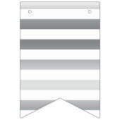 星とストライプ | 白黒銀 | 卒業 バンティングフラッグ (第1の旗)