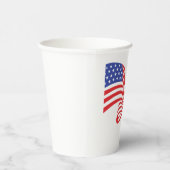 星とストライプ 紙コップ (右)