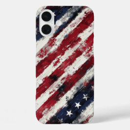 星とストライプ iPhone 16 PLUSケース