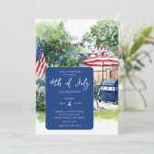 星とストライプBBQ Bash 招待状 (スタンド正面)