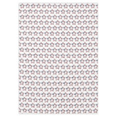 星とストライプUSAスターパターン愛国白 テーブルクロス (正面)