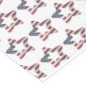 星とストライプUSAスターパターン愛国白 テーブルクロス (アングル)