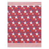 星とドストライプット テーブルクロス (正面)