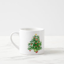 星とハートのクッキーがあるビンテージのクリスマスツリー