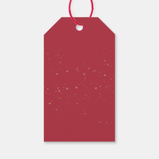 星とハートの特別なギフト 🎁 "あなたのために手作り" ギフトタグ (裏面)