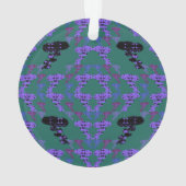 星とバラ オーナメント (裏面)