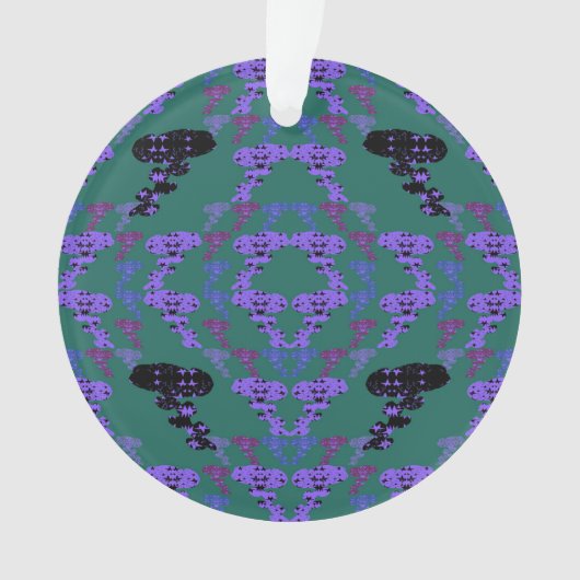 星とバラ オーナメント (正面)