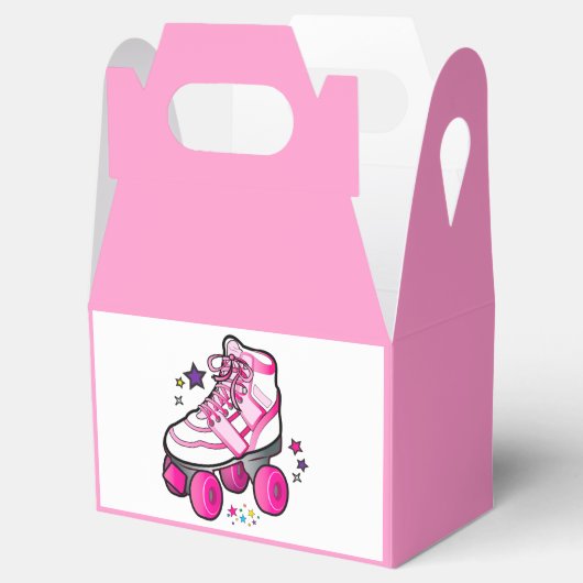 星とピンク色のローラスケート フェイバーボックス (オープン)