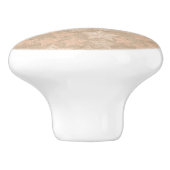 星とファッショナブルなクラフトバックグラウンド。 セラミックノブ (側面)