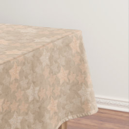 星とファッショナブルなクラフトバックグラウンド。 テーブルクロス