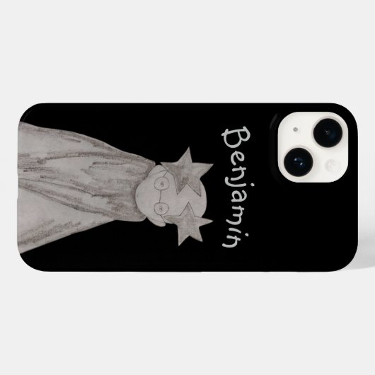 星とメガネベビーケースメイトiPhoneケース Case-Mate iPhoneケース (裏面 (横))