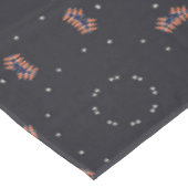 星とユニークな宇宙船のパターン テーブルクロス (アングル)