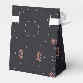 星とユニーク宇宙船のパターン フェイバーボックス (裏面サイド)