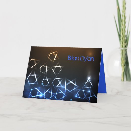 星とライトバーバルミツワーサンキューカード サンキューカード (正面)