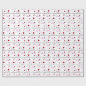 星とリボンおめでとう ラッピングペーパー (フラット)