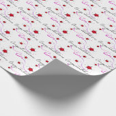 星とリボンおめでとう ラッピングペーパー (角)