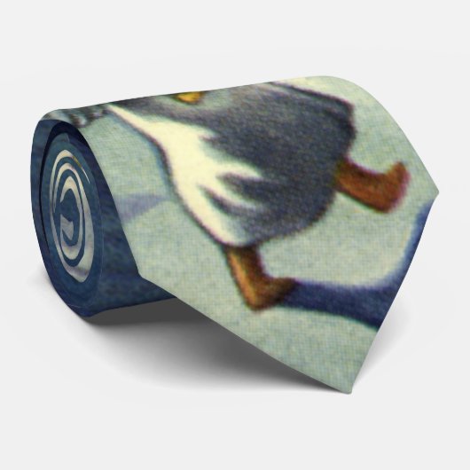 星とヴィンテージクリスマススノーエンジェル歩く ネクタイ (ロール)