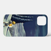 星とヴィンテージクリスマススノーエンジェル歩く Case-Mate iPhoneケース (裏面 (横))