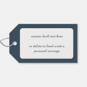 星とヴィンテージビクトリアンクリスマスエンジェルバラ ギフトタグ (裏面横)