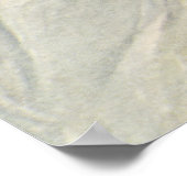 星とヴィンテージビクトリアンクリスマスエンジェルバラ ポスター (角)