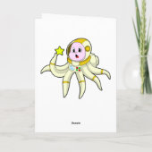 星と一緒に潜るタコ カード (裏面)