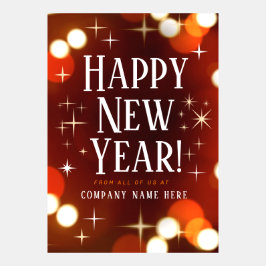 星と光で新年の幸せを祈る