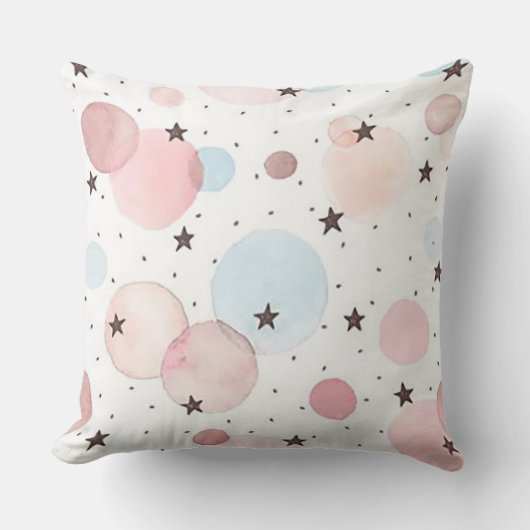 星と円 クッション (正面)