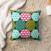 星と円、数々の色パタポップ・アートのーン。 クッション (ブランケット)