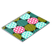 星と円、数々の色パタポップ・アートのーン。 ノートブック (左側)