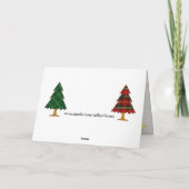 星と冬のシーン、ニューヘブンカード カード (裏面)