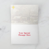 星と冬のシーン、ニューヘブンカード カード (内部)