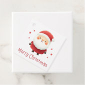 星と可愛いサンタのメリークリスマスギフト用 フェイバータグ (インサイチュ)