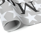 星と名前パーソナライズされた ラッピングペーパー (ロールコーナー)