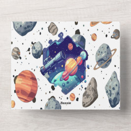 星と向こうの銀河系グリーティングカード オールインワン招待状