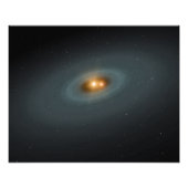 星と周囲の円盤のタイトなペア フォトプリント            (正面)